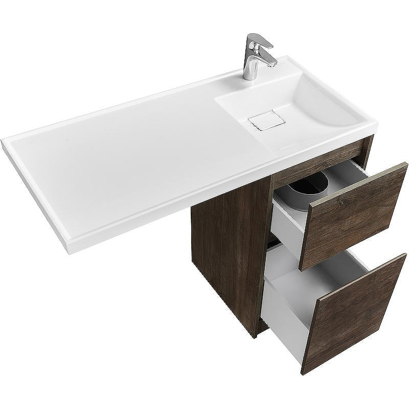 Тумба под раковину Aquaton Лондри 105 1A267001LHDY0 Дуб Кантри без фасада, купить, цена, заказать, магазин, доставка, скидка, промокод, купить, цена, заказать, магазин, доставка, скидка, промокод