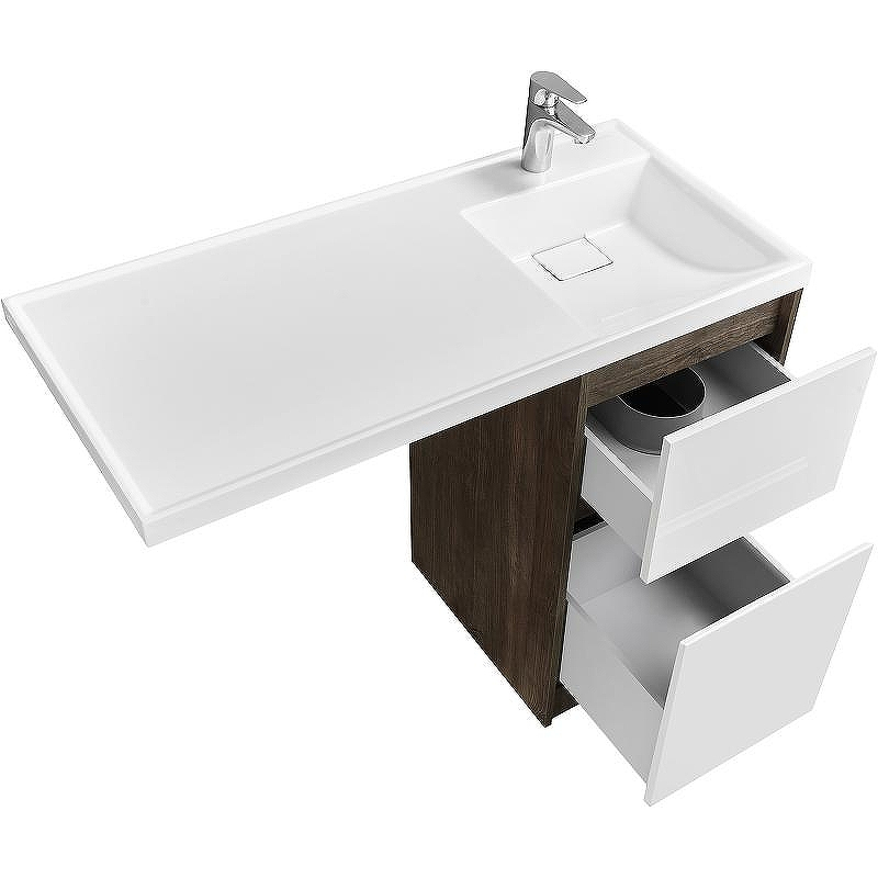 Тумба под раковину Aquaton Лондри 105 1A267001LHDY0 Дуб Кантри без фасада, купить, цена, заказать, магазин, доставка, скидка, промокод, купить, цена, заказать, магазин, доставка, скидка, промокод