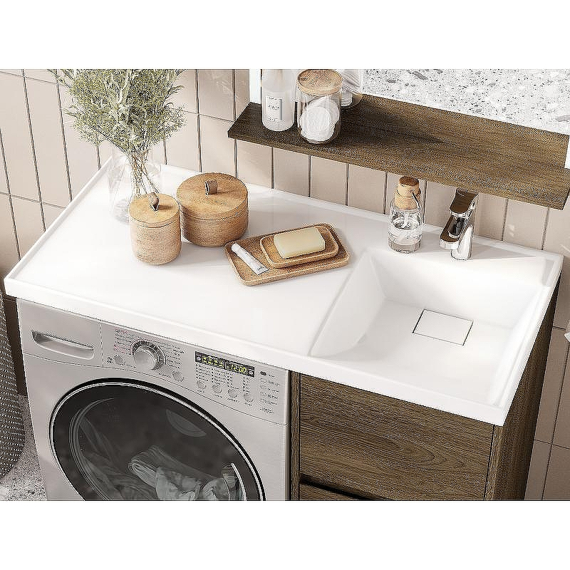 Тумба под раковину Aquaton Лондри 105 1A267001LHDY0 Дуб Кантри без фасада, купить, цена, заказать, магазин, доставка, скидка, промокод, купить, цена, заказать, магазин, доставка, скидка, промокод