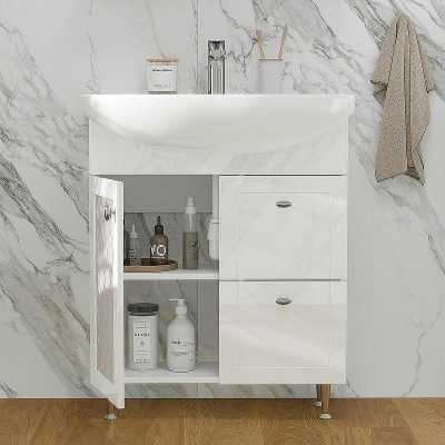 Тумба под раковину Volna Milena 70.1D.2Y tnMILENA70.1D.2Y-01 Белая