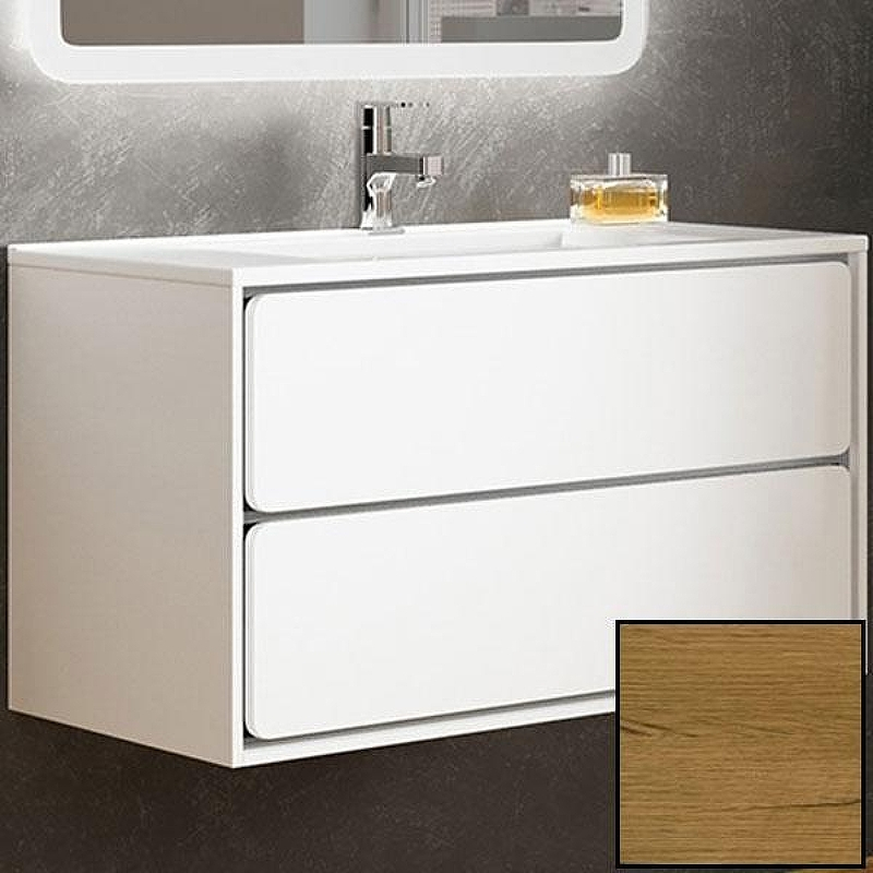 Тумба с раковиной SanVit Бруно-2 120 kbruno2120 с фактурой под дерево подвесная Акация светлая, купить, цена, заказать, магазин, доставка, скидка, промокод, купить, цена, заказать, магазин, доставка, скидка, промокод