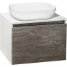 Тумба под раковину Runo Бари 60 00-00001378 подвесная Железный камень Белая, купить, цена, заказать, магазин, доставка, скидка, промокод, купить, цена, заказать, магазин, доставка, скидка, промокод