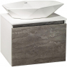 Тумба под раковину Runo Бари 60 00-00001378 подвесная Железный камень Белая, купить, цена, заказать, магазин, доставка, скидка, промокод, купить, цена, заказать, магазин, доставка, скидка, промокод