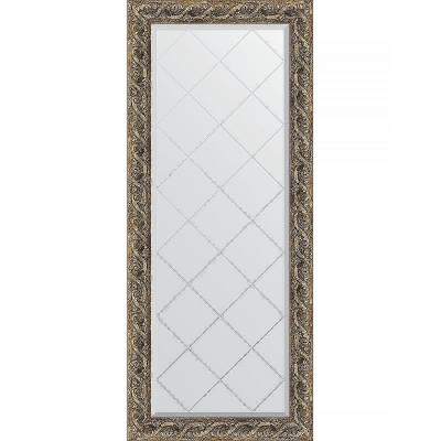 Зеркало Evoform Exclusive-G 155х66 BY 4141 с гравировкой в багетной раме - Фреска 84