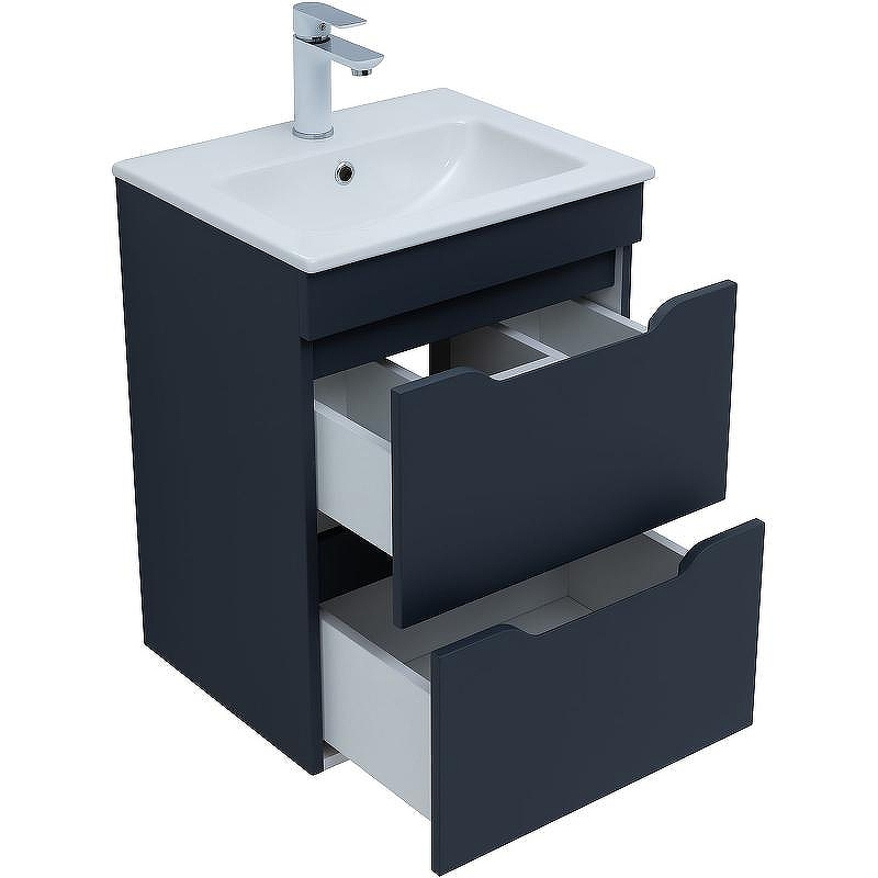 Тумба под раковину Aquanet Практика 50 330456 подвесная Маренго, купить, цена, заказать, магазин, доставка, скидка, промокод, купить, цена, заказать, магазин, доставка, скидка, промокод