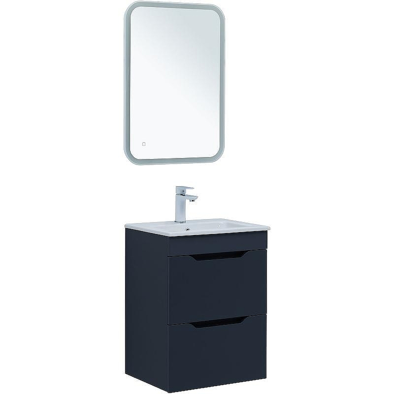 Тумба под раковину Aquanet Практика 50 330456 подвесная Маренго, купить, цена, заказать, магазин, доставка, скидка, промокод, купить, цена, заказать, магазин, доставка, скидка, промокод