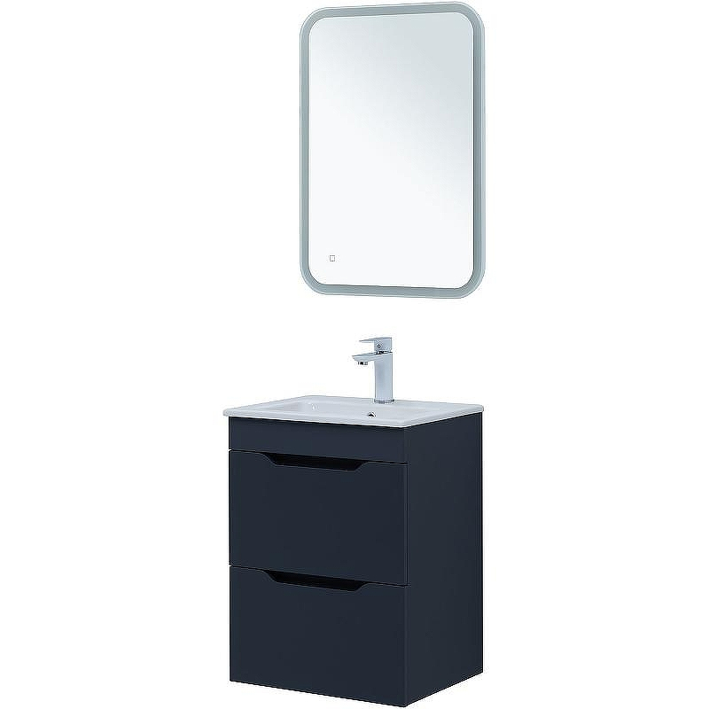 Тумба под раковину Aquanet Практика 50 330456 подвесная Маренго, купить, цена, заказать, магазин, доставка, скидка, промокод, купить, цена, заказать, магазин, доставка, скидка, промокод