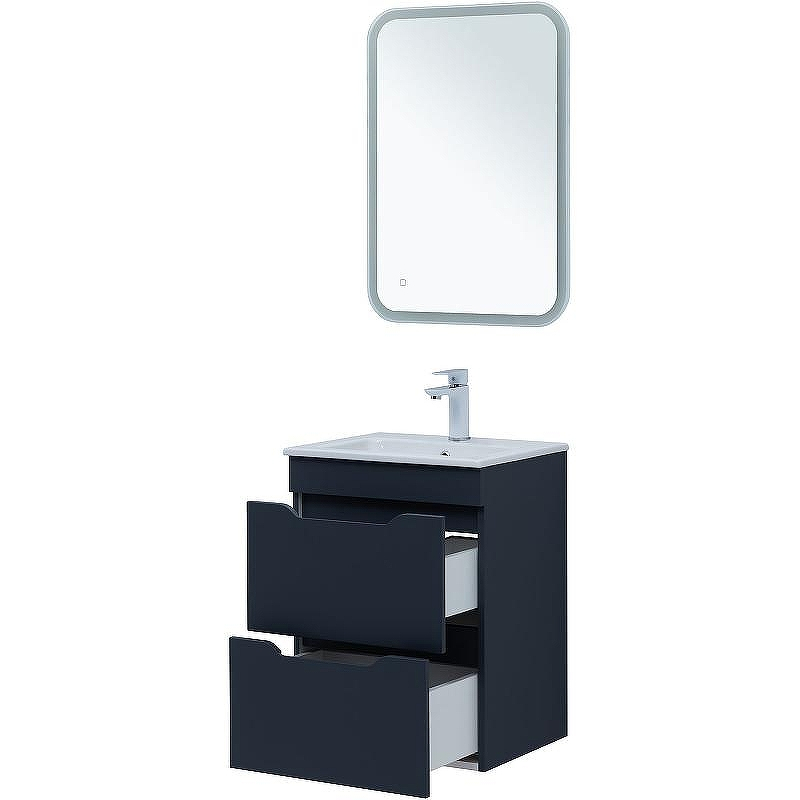 Тумба под раковину Aquanet Практика 50 330456 подвесная Маренго, купить, цена, заказать, магазин, доставка, скидка, промокод, купить, цена, заказать, магазин, доставка, скидка, промокод