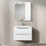 Зеркало со шкафом BelBagno MARINO-SPC-700/750-1A-BL-P-R 70 с подсветкой Bianco Lucido, купить, цена, заказать, магазин, доставка, скидка, промокод, купить, цена, заказать, магазин, доставка, скидка, промокод