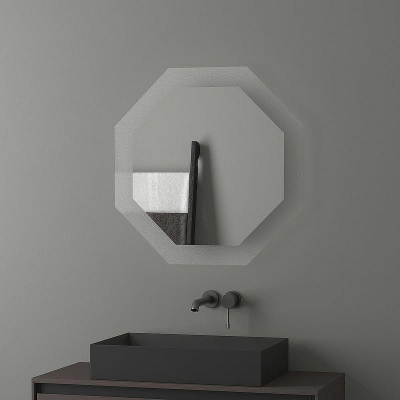 Зеркало Evoform Ledshine 70x70 BY 2504 с подсветкой 22.5 W - без выключателя - нейтральный белый свет