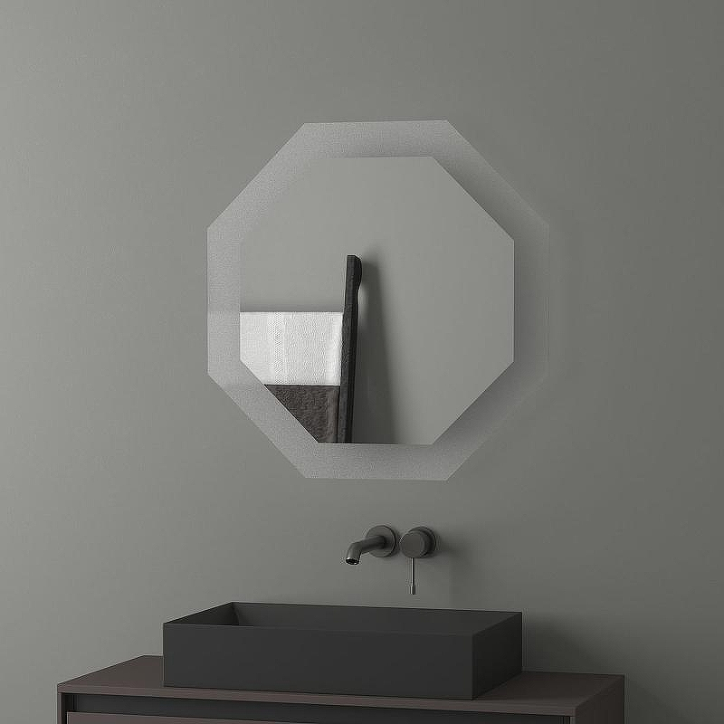 Зеркало Evoform Ledshine 70x70 BY 2504 с подсветкой 22.5 W - без выключателя - нейтральный белый свет, купить, цена, заказать, магазин, доставка, скидка, промокод, купить, цена, заказать, магазин, доставка, скидка, промокод