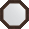 Зеркало Evoform Octagon 52х52 BY 3721 в багетной раме - Палисандр 62, купить, цена, заказать, магазин, доставка, скидка, промокод, купить, цена, заказать, магазин, доставка, скидка, промокод