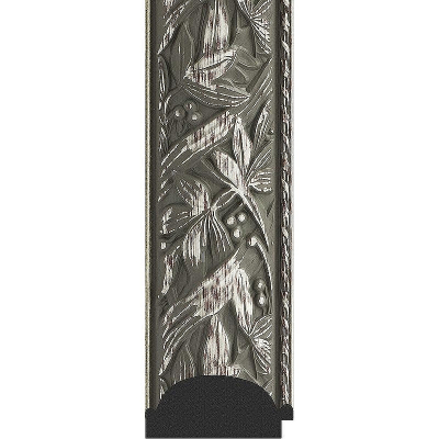 Зеркало Evoform Octagon 69х69 BY 3833 в багетной раме - Византия серебро 99