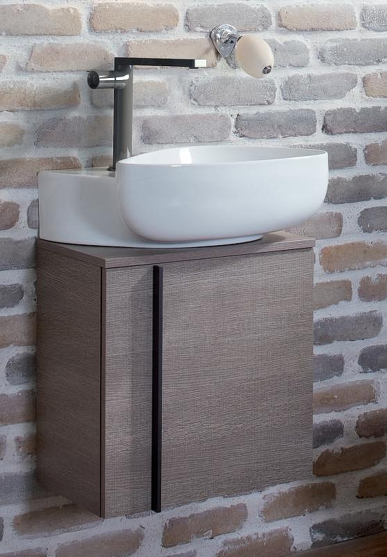 Тумба под раковину Jacob Delafon Nouvelle Vague 45 R EB3045D-E73 подвесная Фактурный дуб, купить, цена, заказать, магазин, доставка, скидка, промокод, купить, цена, заказать, магазин, доставка, скидка, промокод