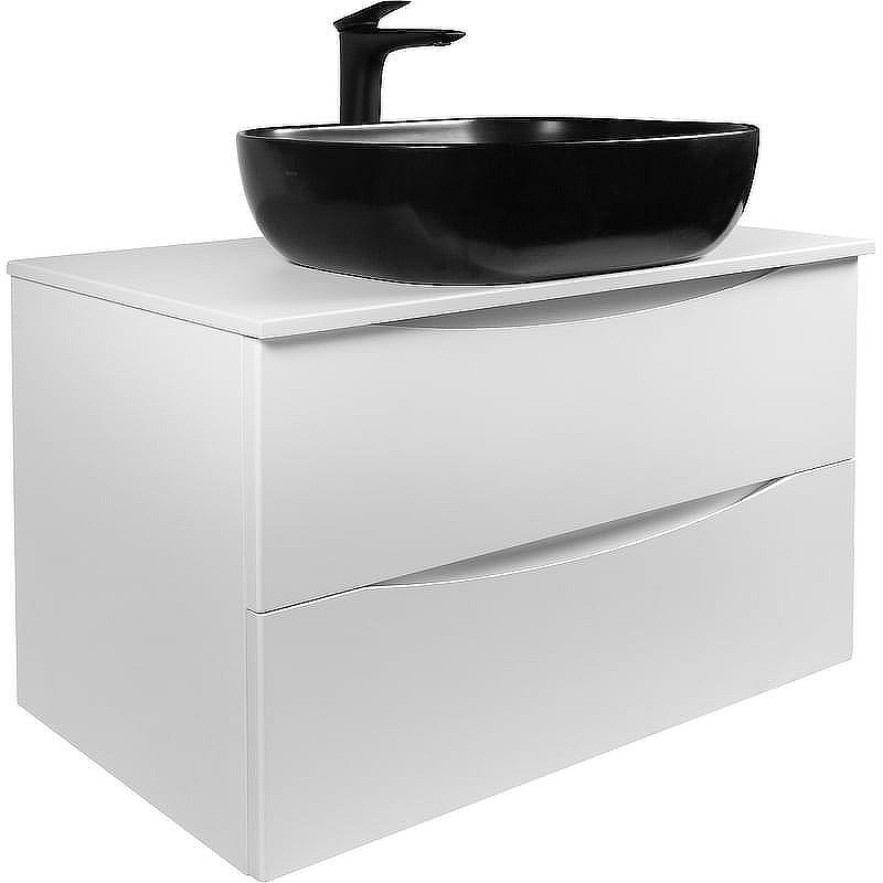 Тумба под раковину Bond Cube 80 T05805 подвесная Белая матовая, купить, цена, заказать, магазин, доставка, скидка, промокод, купить, цена, заказать, магазин, доставка, скидка, промокод