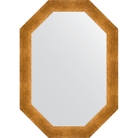 Зеркало Evoform Octagon 50x70 BY 7037 в багетной раме - Травленое золото 59, купить, цена, заказать, магазин, доставка, скидка, промокод, купить, цена, заказать, магазин, доставка, скидка, промокод