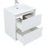 Тумба под раковину Aquanet Милан 60 336367 подвесная Белый глянец, купить, цена, заказать, магазин, доставка, скидка, промокод, купить, цена, заказать, магазин, доставка, скидка, промокод