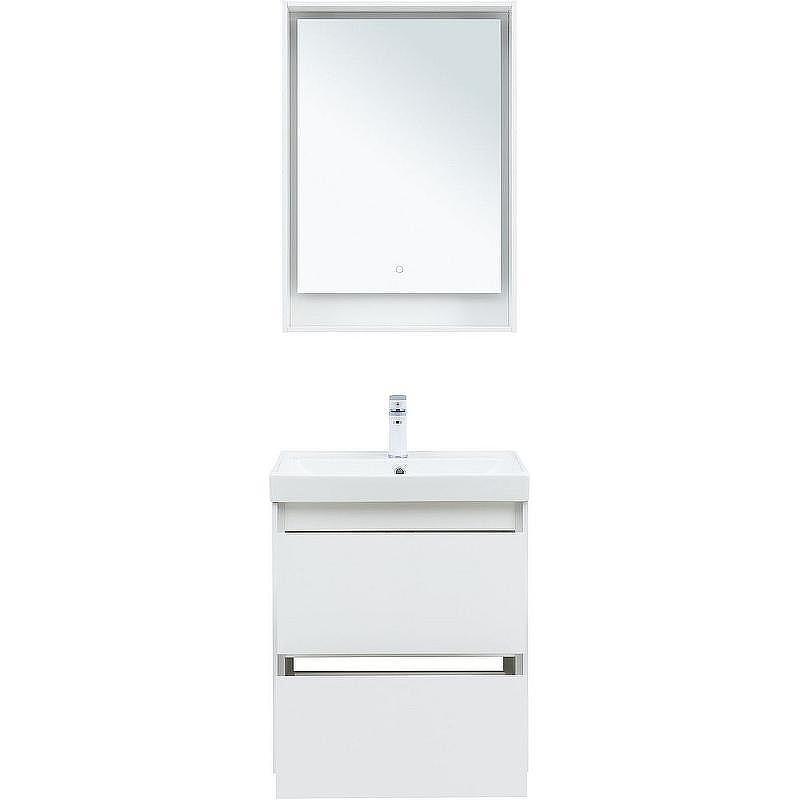 Тумба под раковину Aquanet Милан 60 336367 подвесная Белый глянец, купить, цена, заказать, магазин, доставка, скидка, промокод, купить, цена, заказать, магазин, доставка, скидка, промокод