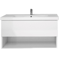 Тумба под раковину Dreja Perfecto 90 99.0808 подвесная Белый глянец, купить, цена, заказать, магазин, доставка, скидка, промокод, купить, цена, заказать, магазин, доставка, скидка, промокод