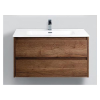Тумба под раковину BelBagno Kraft 90 KRAFT-900-2C-SO-RT подвесная Табачный дуб, купить, цена, заказать, магазин, доставка, скидка, промокод, купить, цена, заказать, магазин, доставка, скидка, промокод
