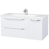Тумба под раковину Bellezza Луиджи 100 4639217270010 подвесная Белая, купить, цена, заказать, магазин, доставка, скидка, промокод, купить, цена, заказать, магазин, доставка, скидка, промокод