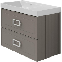 Тумба под раковину La Fenice Cubo Twin 90 FNC-01-CUB-C-90-2 подвесная Бежевая матовая, купить, цена, заказать, магазин, доставка, скидка, промокод, купить, цена, заказать, магазин, доставка, скидка, промокод