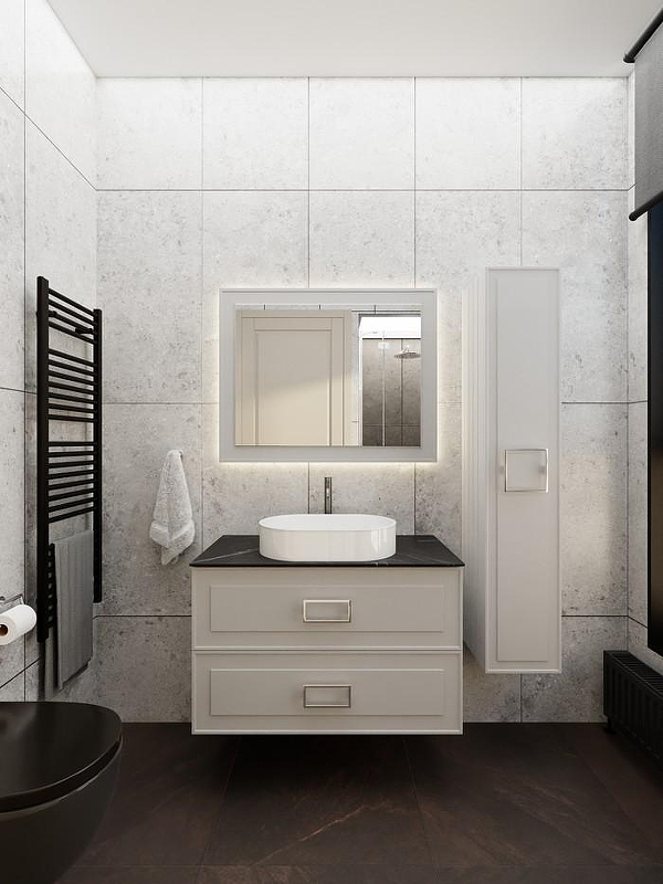 Тумба под раковину La Fenice Cubo Twin 90 FNC-01-CUB-C-90-2 подвесная Бежевая матовая, купить, цена, заказать, магазин, доставка, скидка, промокод, купить, цена, заказать, магазин, доставка, скидка, промокод