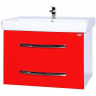 Тумба под раковину Bellezza Рокко 70 4635311670039 подвесная Красная Белая, купить, цена, заказать, магазин, доставка, скидка, промокод, купить, цена, заказать, магазин, доставка, скидка, промокод