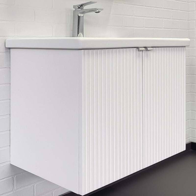 Тумба с раковиной Comforty Лима 70П 00-00001284 подвесная Белая матовая, купить, цена, заказать, магазин, доставка, скидка, промокод, купить, цена, заказать, магазин, доставка, скидка, промокод