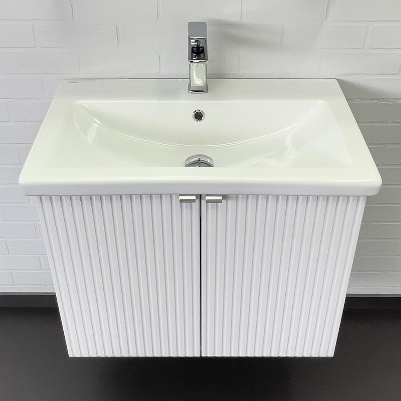 Тумба с раковиной Comforty Лима 70П 00-00001284 подвесная Белая матовая, купить, цена, заказать, магазин, доставка, скидка, промокод, купить, цена, заказать, магазин, доставка, скидка, промокод