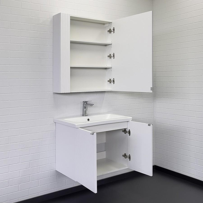 Тумба с раковиной Comforty Лима 70П 00-00001284 подвесная Белая матовая, купить, цена, заказать, магазин, доставка, скидка, промокод, купить, цена, заказать, магазин, доставка, скидка, промокод