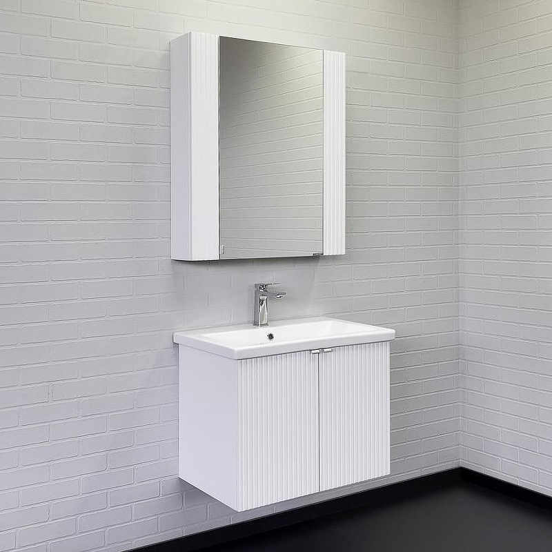 Тумба с раковиной Comforty Лима 70П 00-00001284 подвесная Белая матовая, купить, цена, заказать, магазин, доставка, скидка, промокод, купить, цена, заказать, магазин, доставка, скидка, промокод