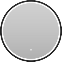 Зеркало Misty Альферац 60 АЛЬ-02-60-14 с подсветкой Черное матовое с сенсорным выключателем, купить, цена, заказать, магазин, доставка, скидка, промокод, купить, цена, заказать, магазин, доставка, скидка, промокод