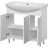 Тумба с раковиной Misty Изео 85 УТ000015764 Белая, купить, цена, заказать, магазин, доставка, скидка, промокод, купить, цена, заказать, магазин, доставка, скидка, промокод
