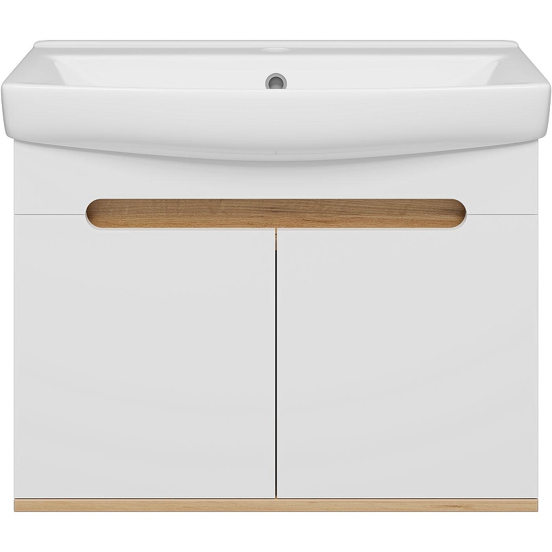 Тумба с раковиной Misty Сканди 70 УТ000023183 подвесная Белая Дуб крафт золотой Антрацит, купить, цена, заказать, магазин, доставка, скидка, промокод, купить, цена, заказать, магазин, доставка, скидка, промокод