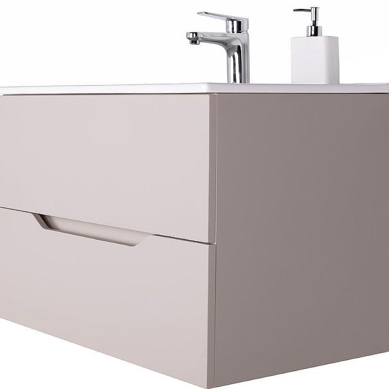 Тумба с раковиной Orange Line 80 Li-80TuL+Ra подвесная Латте матовый, купить, цена, заказать, магазин, доставка, скидка, промокод, купить, цена, заказать, магазин, доставка, скидка, промокод