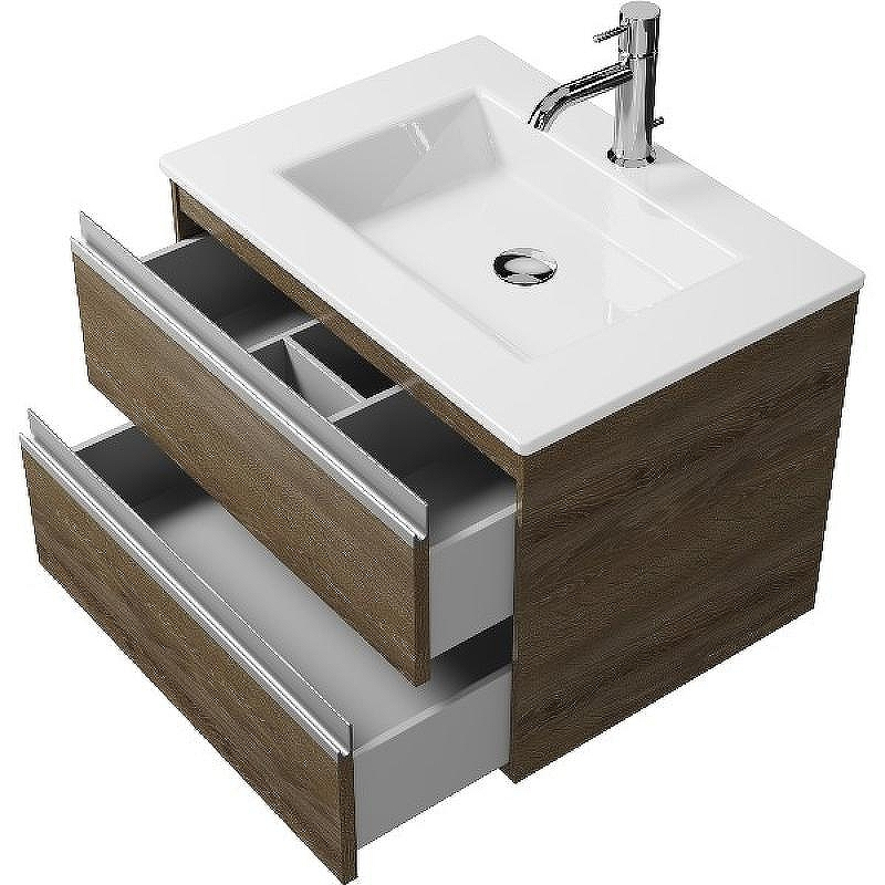 Тумба под раковину Creto Alba 60 11-1161TR подвесная Truffle, купить, цена, заказать, магазин, доставка, скидка, промокод, купить, цена, заказать, магазин, доставка, скидка, промокод