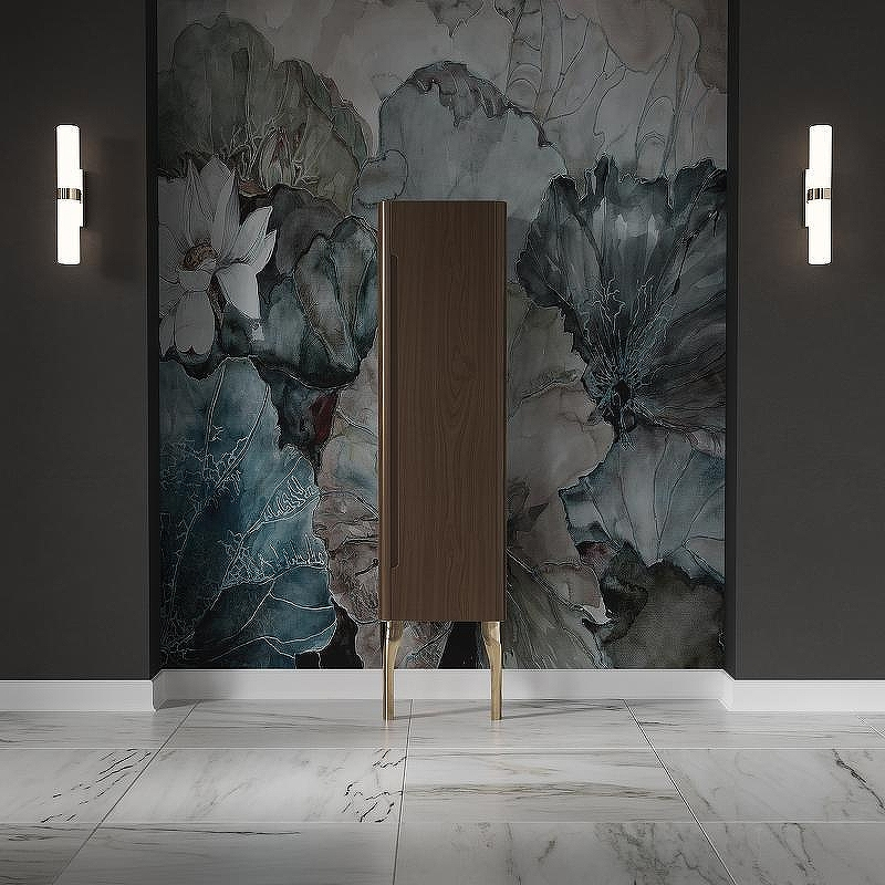 Шкаф пенал Kerasan Waldorf 925746DX Noce, купить, цена, заказать, магазин, доставка, скидка, промокод, купить, цена, заказать, магазин, доставка, скидка, промокод