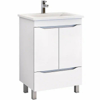 Тумба под раковину Vigo Grani 60 tn.tn.GRI.ELI.60.2D.1Y Белая, купить, цена, заказать, магазин, доставка, скидка, промокод, купить, цена, заказать, магазин, доставка, скидка, промокод