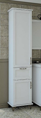 Шкаф пенал Эстет Bali Classic 42 L ФР-00002157 Белый