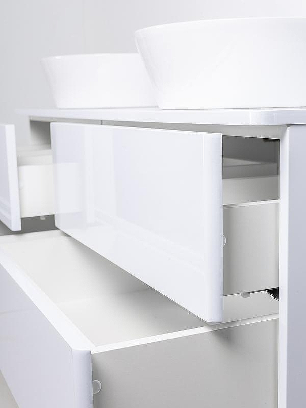 Тумба с раковиной Orange Otto 130 Ot-130TuMDF+B08-360W подвесная Белый глянец, купить, цена, заказать, магазин, доставка, скидка, промокод, купить, цена, заказать, магазин, доставка, скидка, промокод