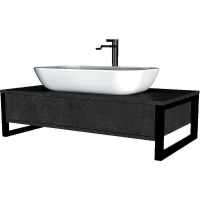 Тумба под раковину 1MarKa Grunge Loft 70П Ц0000015939 подвесная Бетон темно-серый, купить, цена, заказать, магазин, доставка, скидка, промокод, купить, цена, заказать, магазин, доставка, скидка, промокод