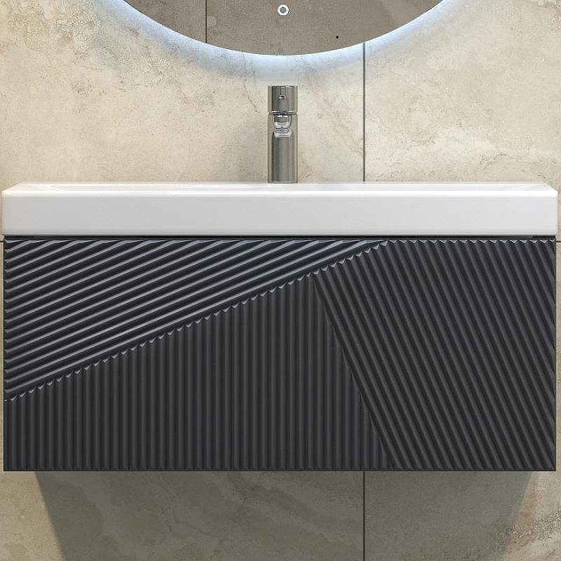 Тумба под раковину Velvex Edge 80 tp.EDG.9696.80.1Y подвесная Графит, купить, цена, заказать, магазин, доставка, скидка, промокод, купить, цена, заказать, магазин, доставка, скидка, промокод