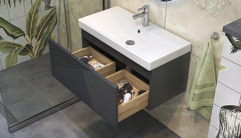 Тумба под раковину Velvex Edge 80 tp.EDG.9696.80.1Y подвесная Графит, купить, цена, заказать, магазин, доставка, скидка, промокод, купить, цена, заказать, магазин, доставка, скидка, промокод