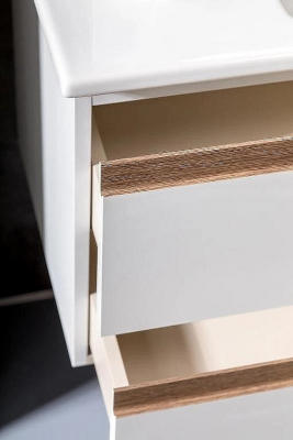 Тумба под раковину Boheme Armadi Art Capolda 100 849-100-WW подвесная Белая Дерево