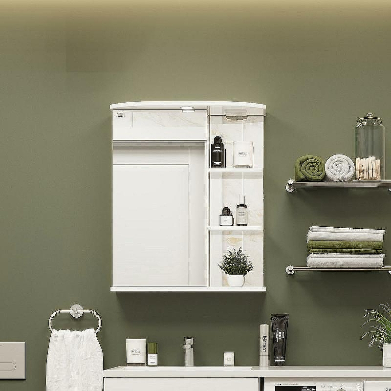 Зеркальный шкаф Onika Карина 60.01 L 206009 с подсветкой Белый, купить, цена, заказать, магазин, доставка, скидка, промокод, купить, цена, заказать, магазин, доставка, скидка, промокод