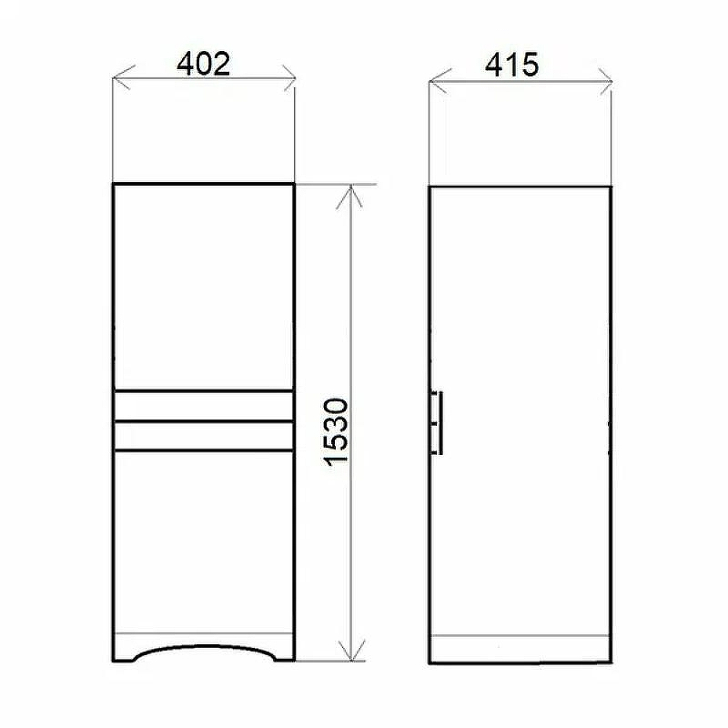 Шкаф пенал Orange Classic 40 Орех, купить, цена, заказать, магазин, доставка, скидка, промокод, купить, цена, заказать, магазин, доставка, скидка, промокод