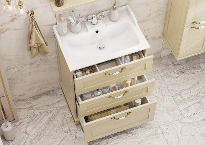 Тумба под раковину Aquaton Леон 65 Н 1A194601LBPR0 Дуб бежевый