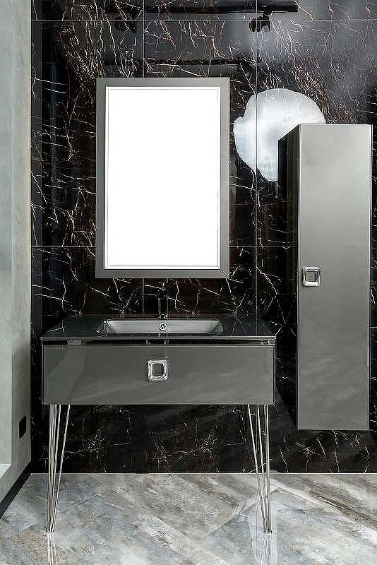 Зеркало Boheme Armadi Art Lucido 70 567-GR с подсветкой Графит глянцевое, купить, цена, заказать, магазин, доставка, скидка, промокод, купить, цена, заказать, магазин, доставка, скидка, промокод