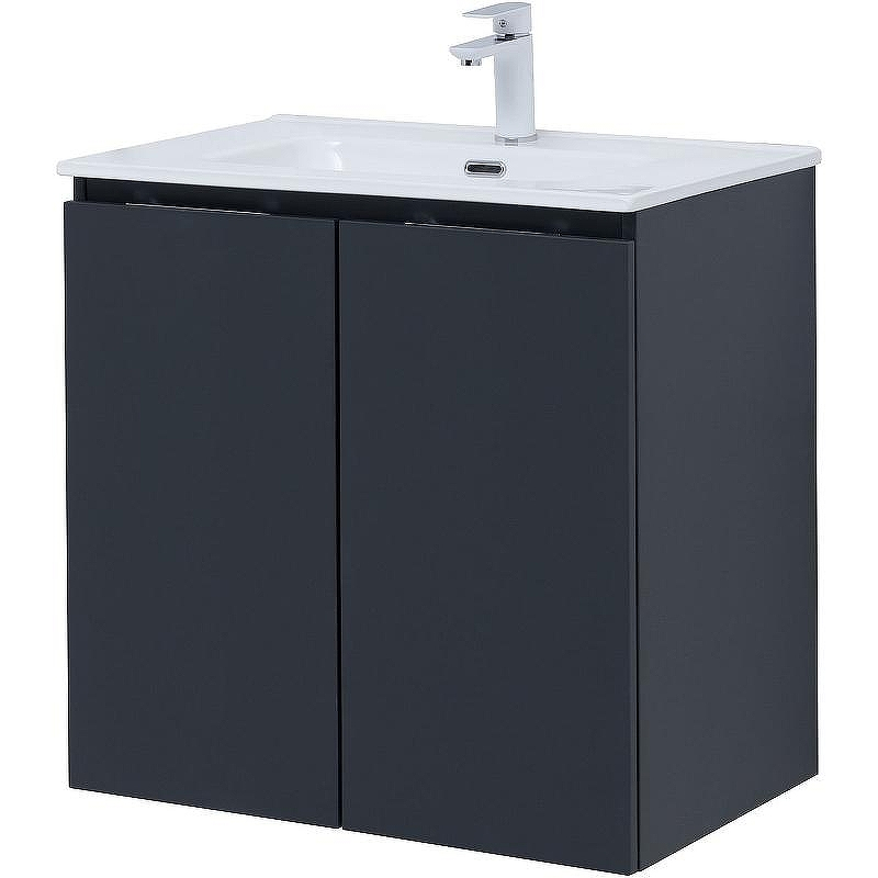 Тумба под раковину Aquanet Алвита New 70 303904 подвесная Антрацит, купить, цена, заказать, магазин, доставка, скидка, промокод, купить, цена, заказать, магазин, доставка, скидка, промокод